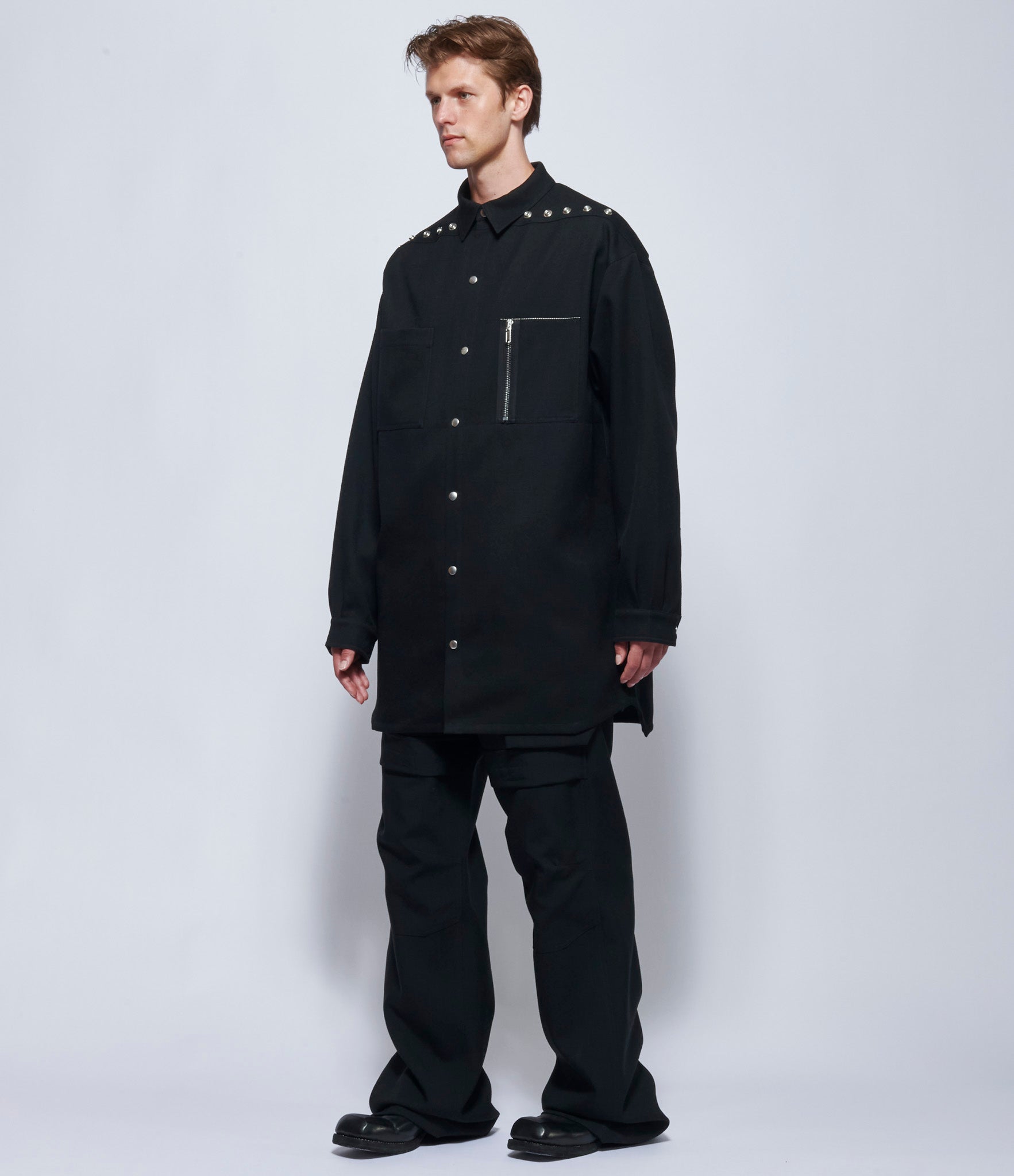 Rick Owens Mens Giacca Oversized Outershirt