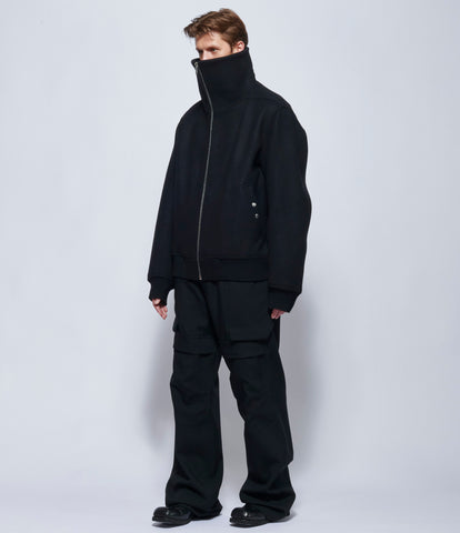 Rick Owens Mens Bomber Imbottito Blixa Dracucollar Black