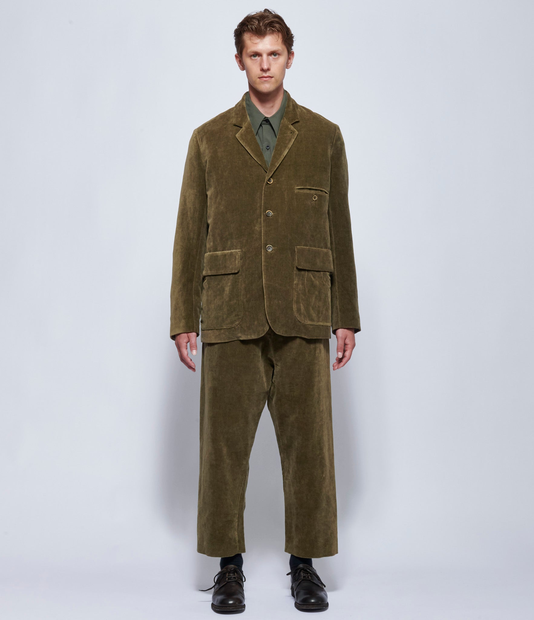 Uma Wang Mens Mustard Perch Pants
