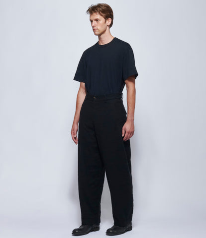Uma Wang Mens Black Patina Pants
