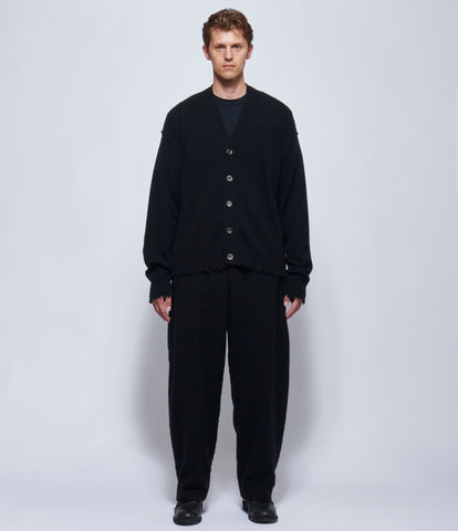 Uma Wang Mens Black Over Cardigan