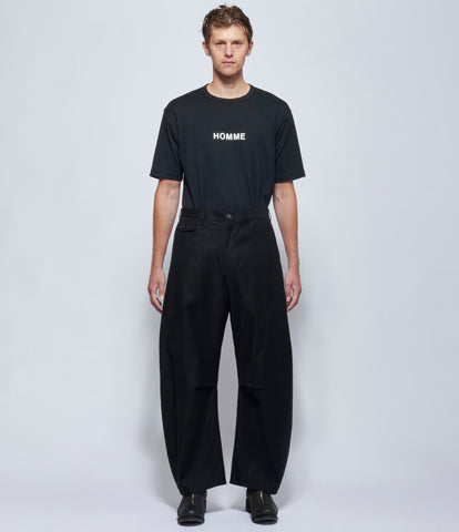 Comme Des Garcons Homme Curved Pants
