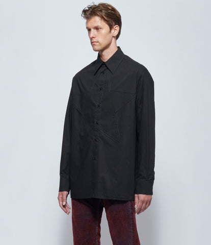 MM6 Maison Margiela Mens Star Long-sleeved Shirt
