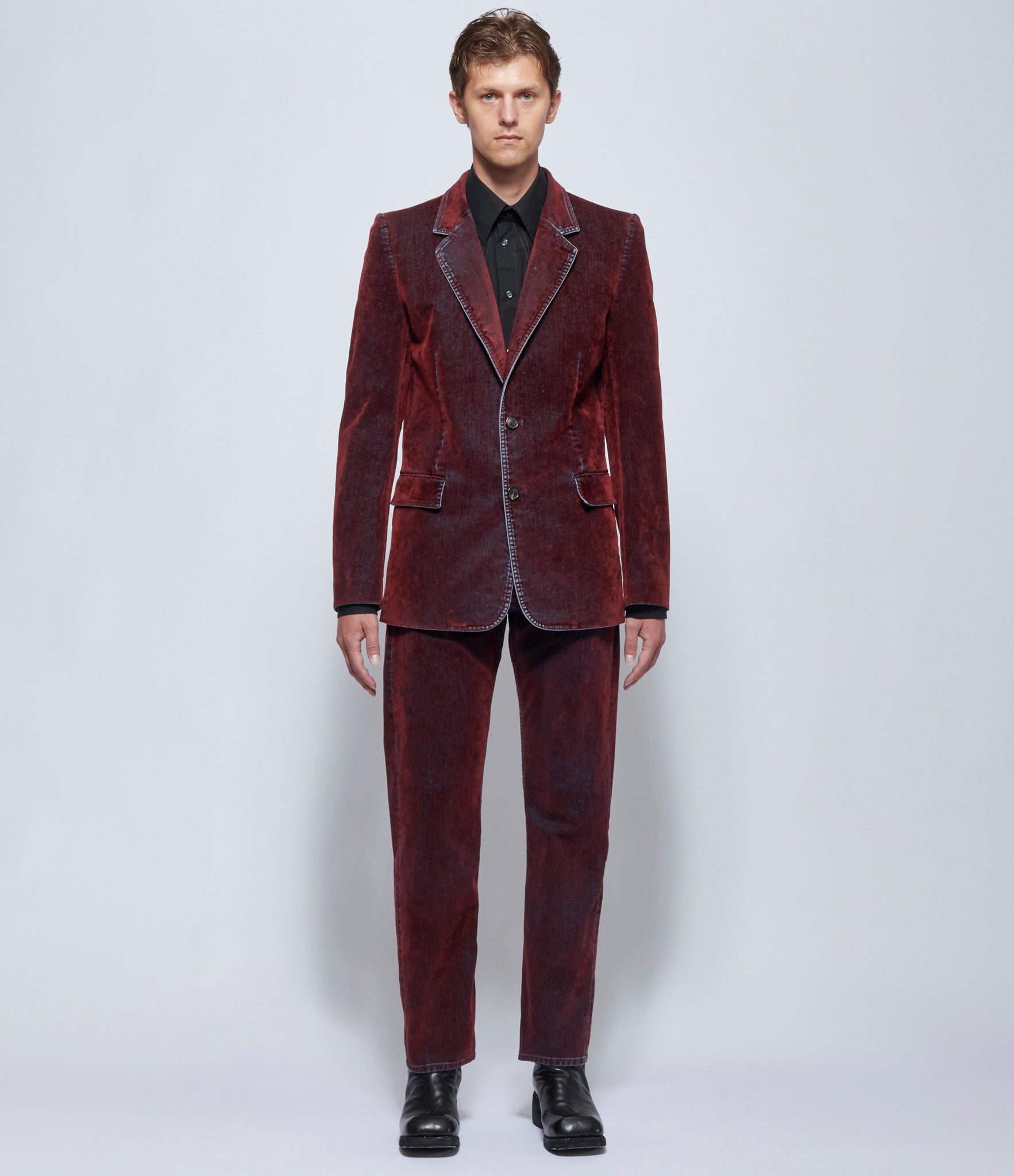 MM6 Maison Margiela Mens Faded Velour Jacket