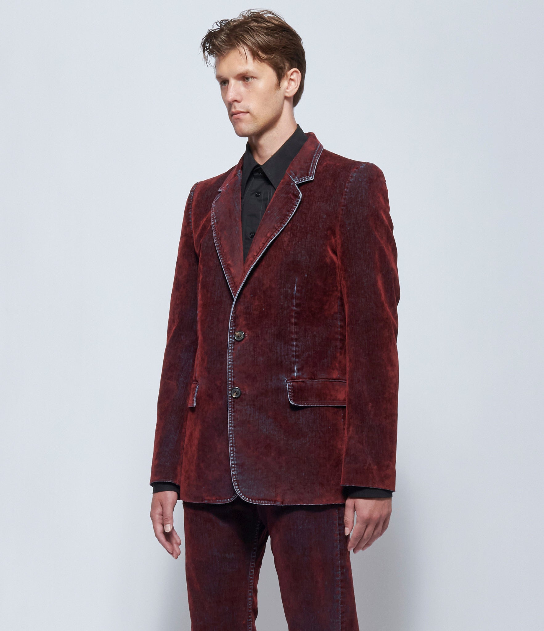 MM6 Maison Margiela Mens Faded Velour Jacket