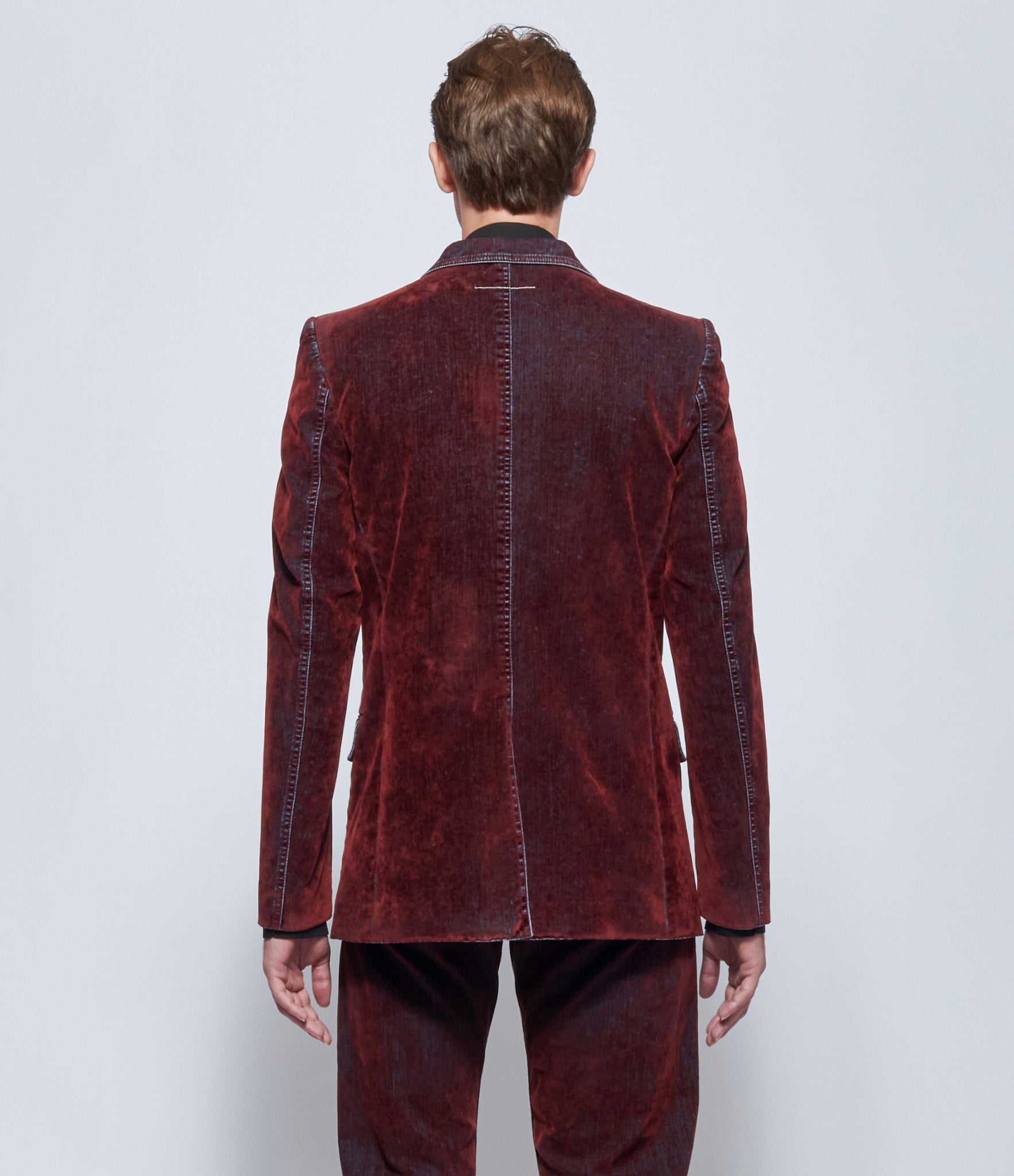 MM6 Maison Margiela Mens Faded Velour Jacket