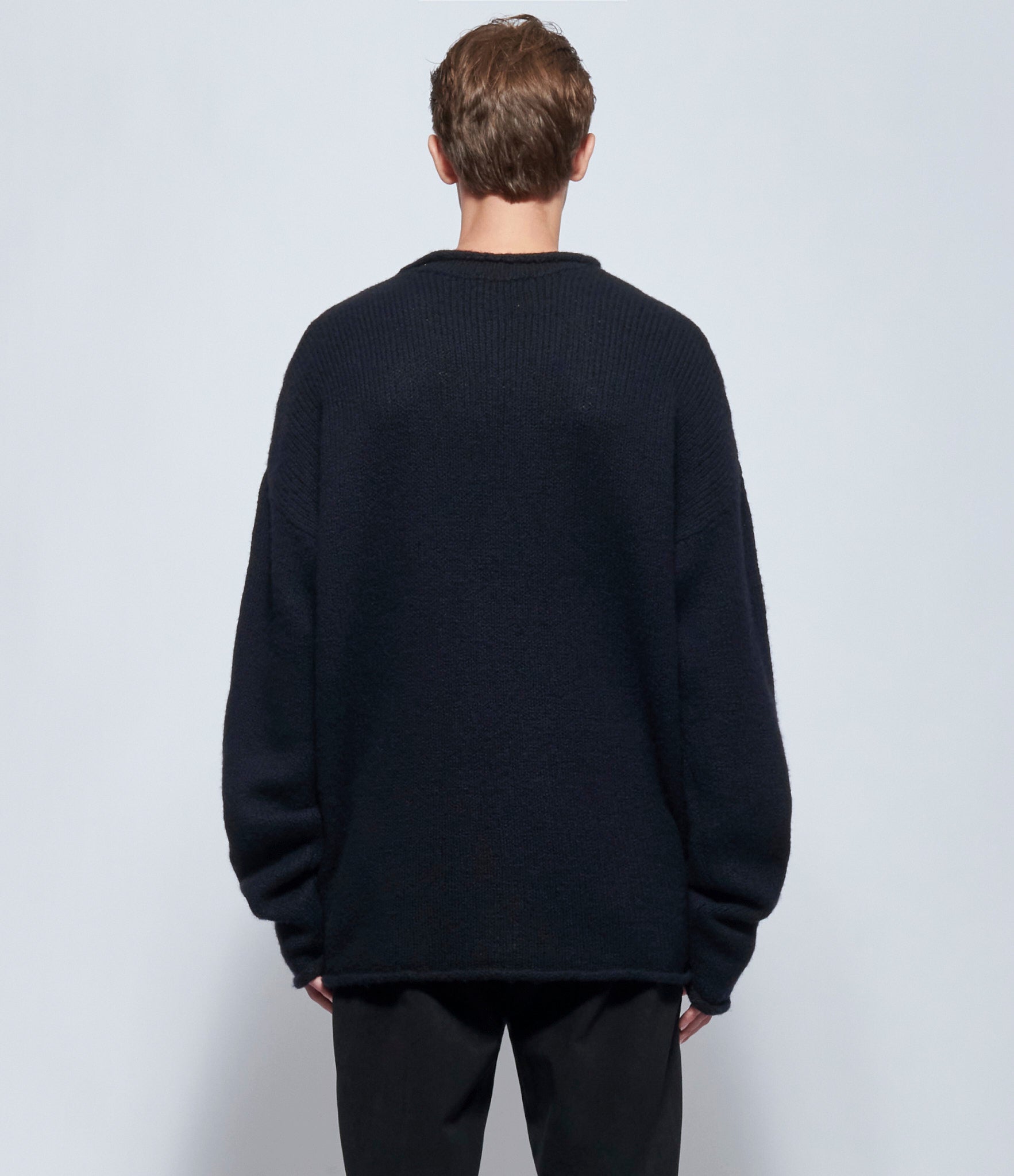 Casey Casey Mens Softy Black Jumper