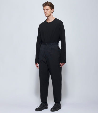 Casey Casey Mens Mili Hiroshi Pitch Black Double Cotton Pants