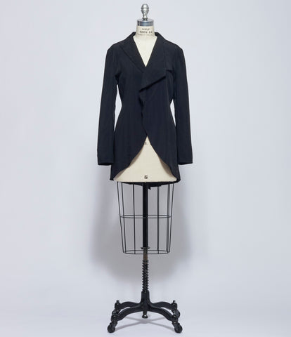 Yohji Yamamoto Womens ASM Rounded Hem Jacket