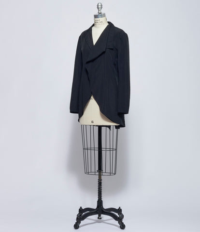 Yohji Yamamoto Womens ASM Rounded Hem Jacket