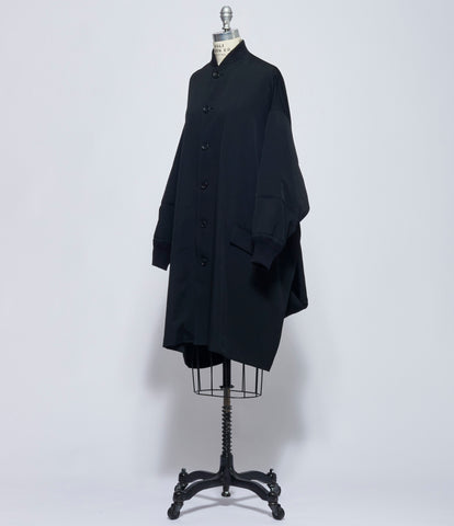 Yohji Yamamoto Womens Padded Drape Coat