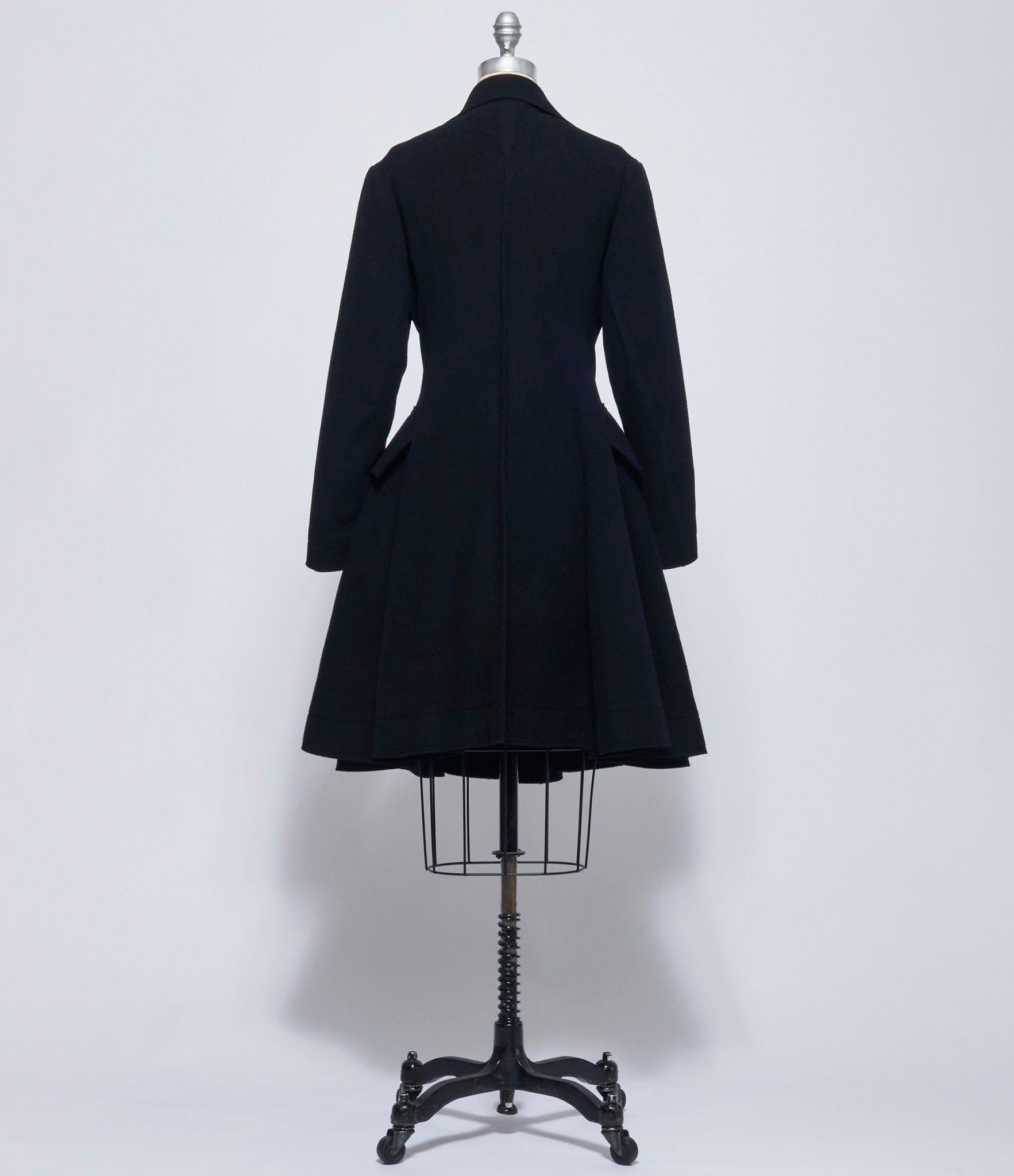 Yohji Yamamoto Womens Paneled Flare Coat