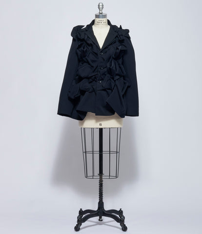 Comme Des Garcons Womens Ruched Bodice Jacket
