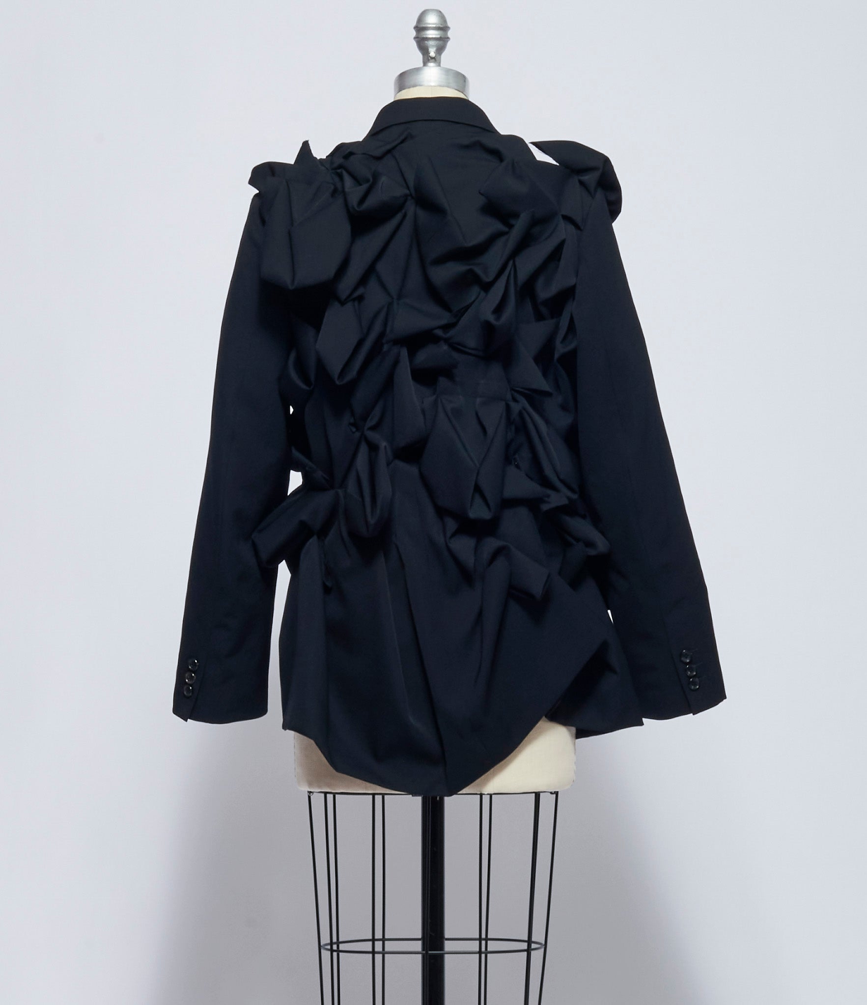Comme Des Garcons Womens Ruched Bodice Jacket