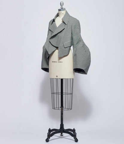 Comme Des Garcons Womens Buffalo Check Jacket