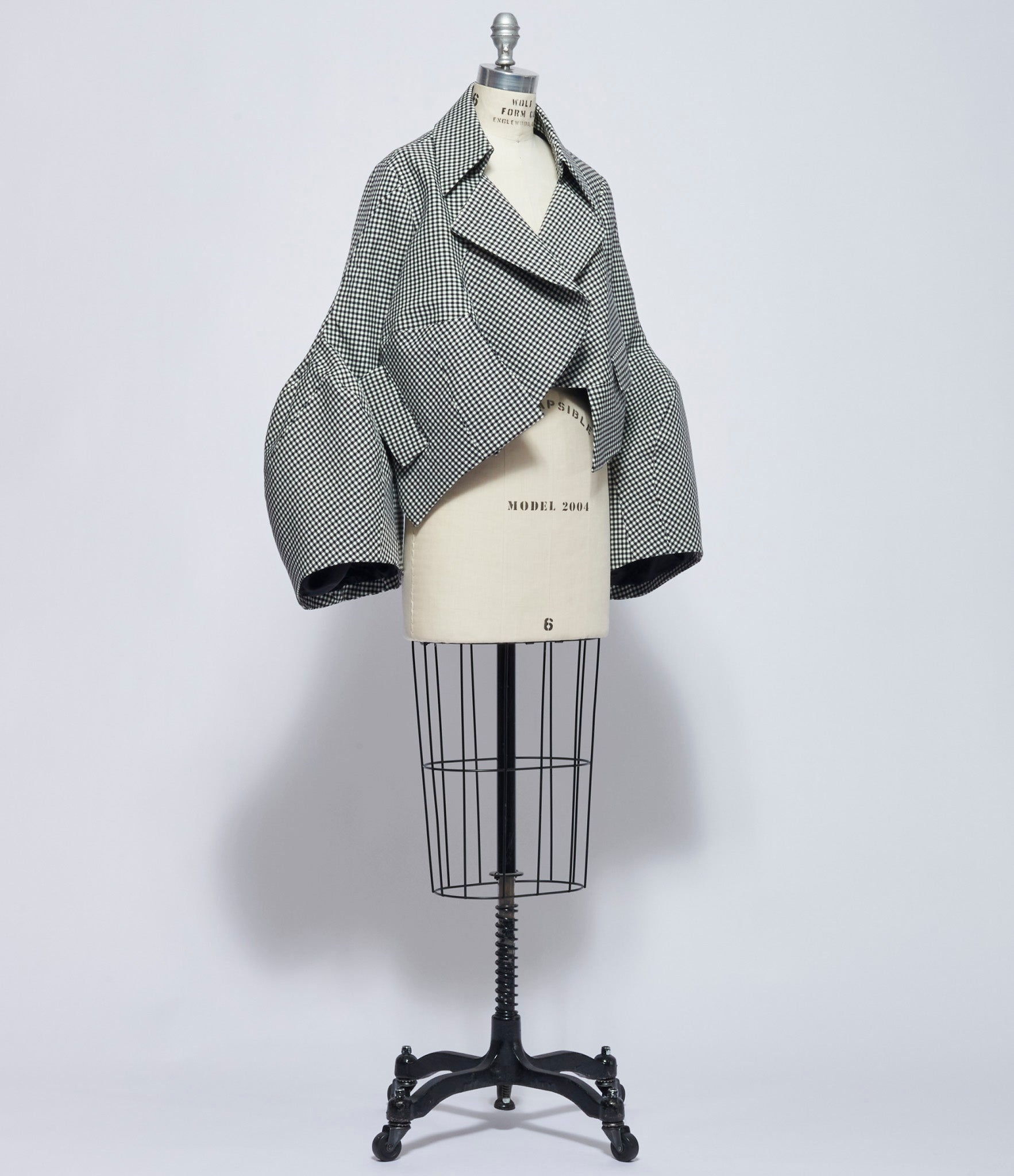 Comme Des Garcons Womens Buffalo Check Jacket