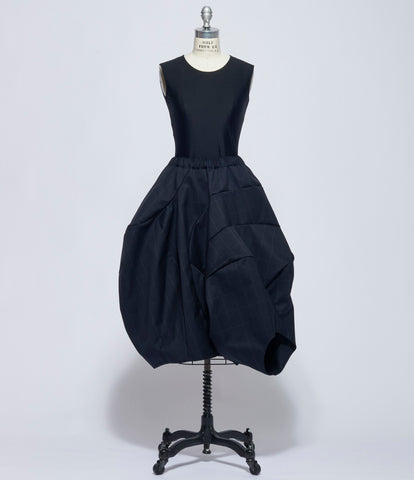 Comme Des Garcons Womens Structured Panel Skirt