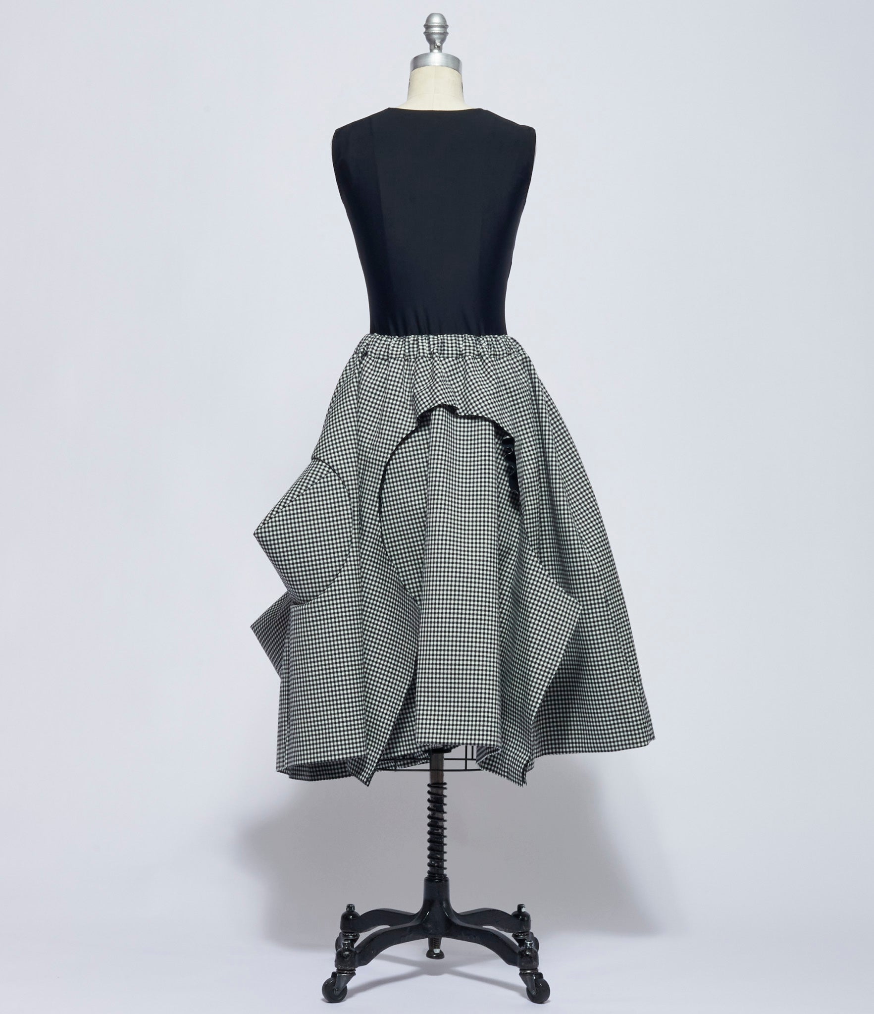 Comme Des Garcons Womens Buffalo Check Skirt
