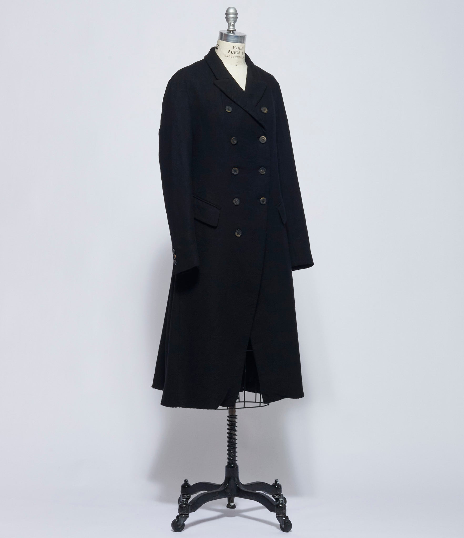 Forme D'Expression Womens Black Riding Coat