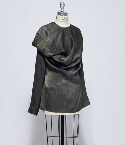 Uma Wang Womens Dark Grey Trek Top