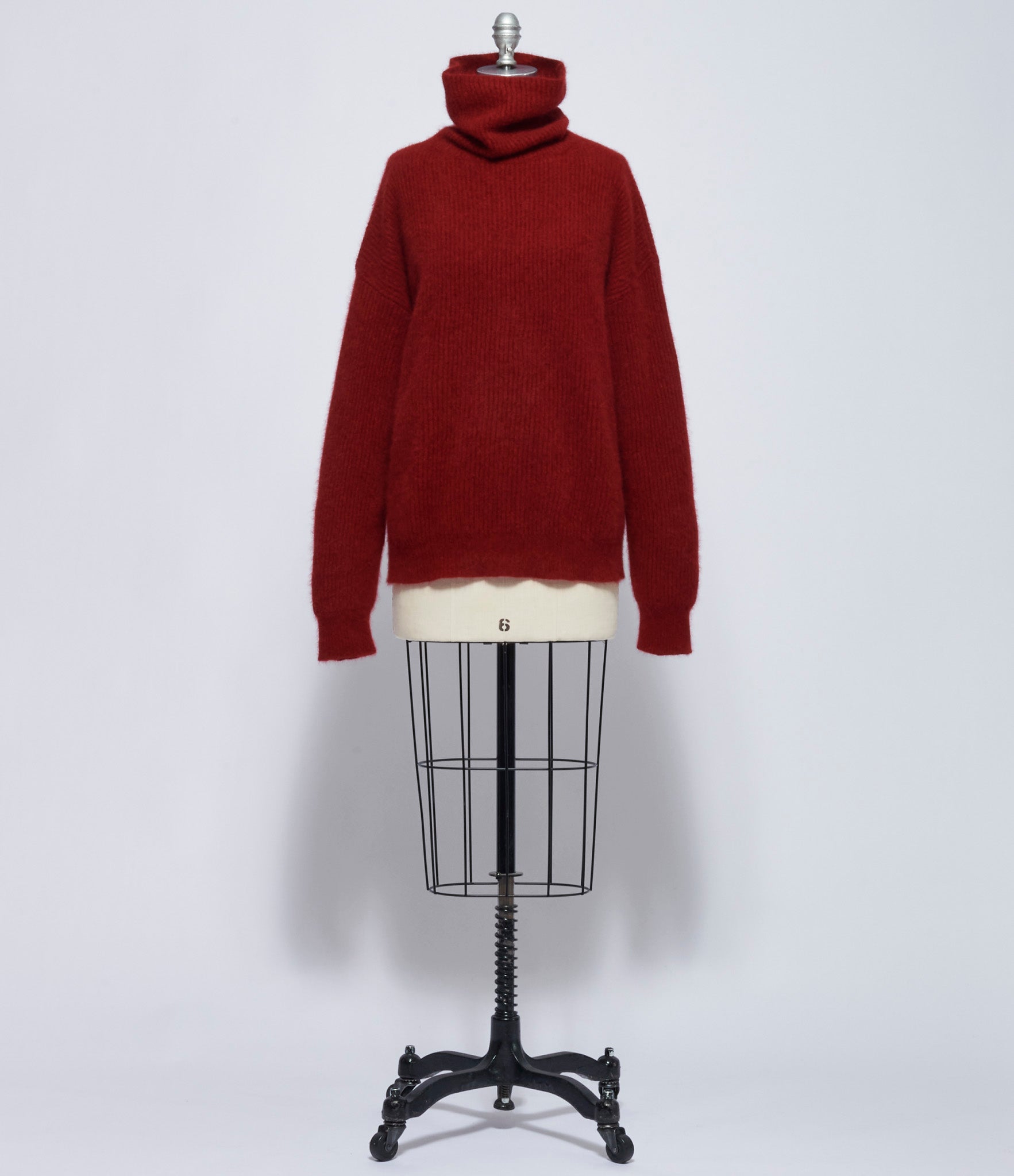 Uma Wang Womens Red High Neck Top