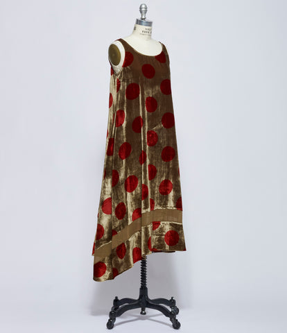 Replika Gold Red Dots Dress