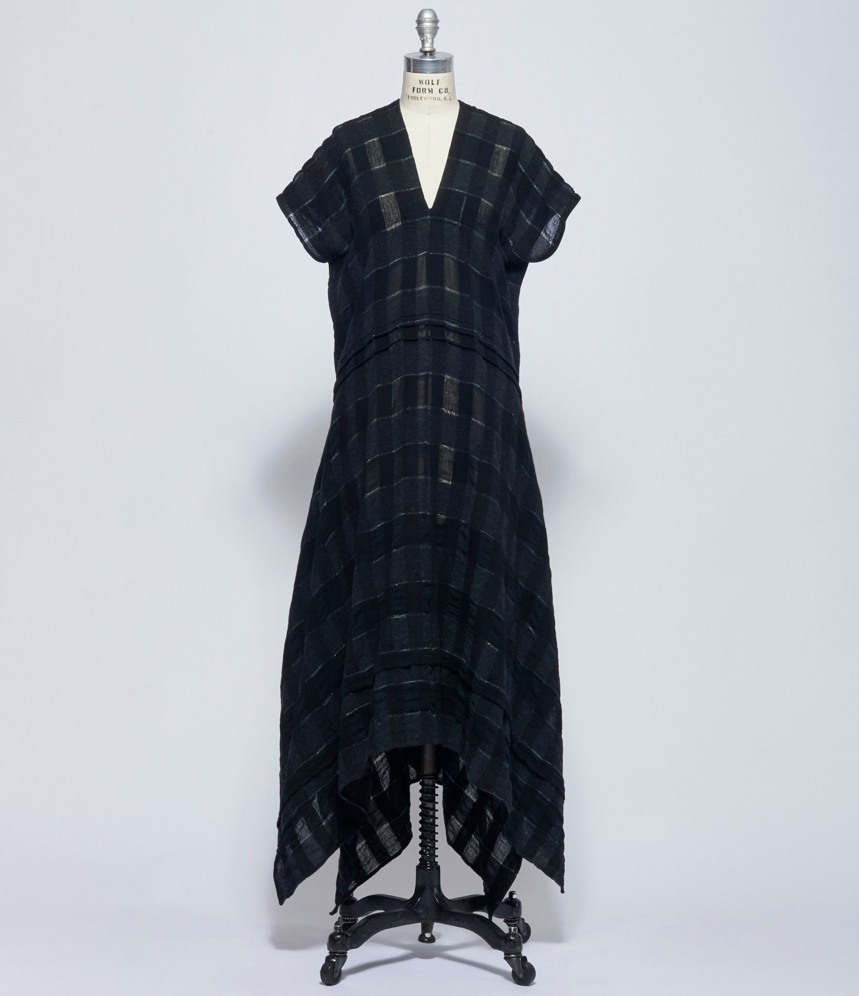 Replika Black Check Dress