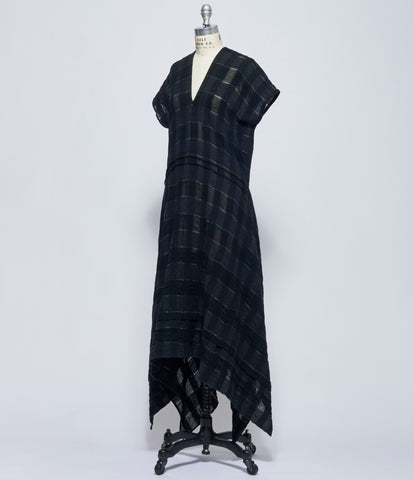 Replika Black Check Dress