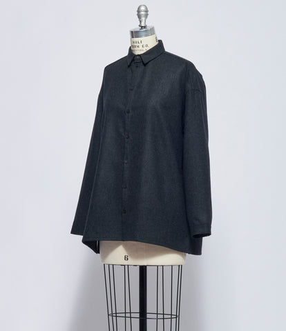 toogood Womens Charcoal The Draughtsman Shirt