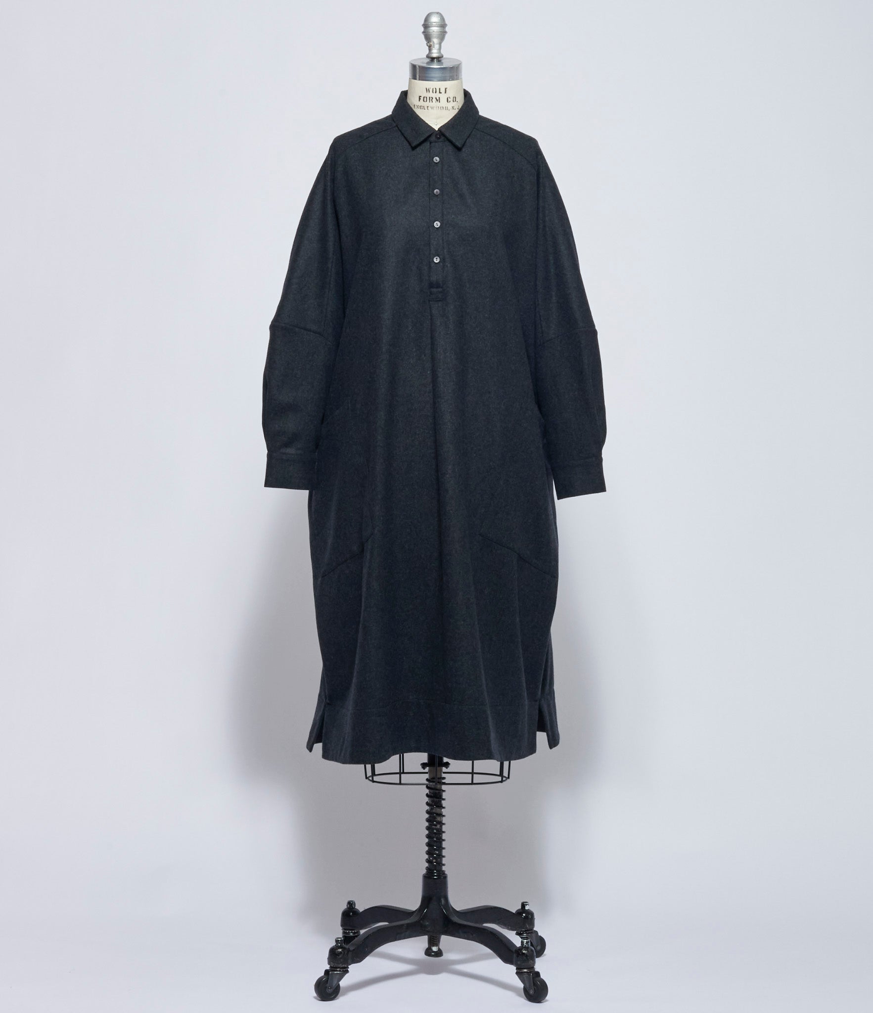 toogood Womens Charcoal The Framer Dress