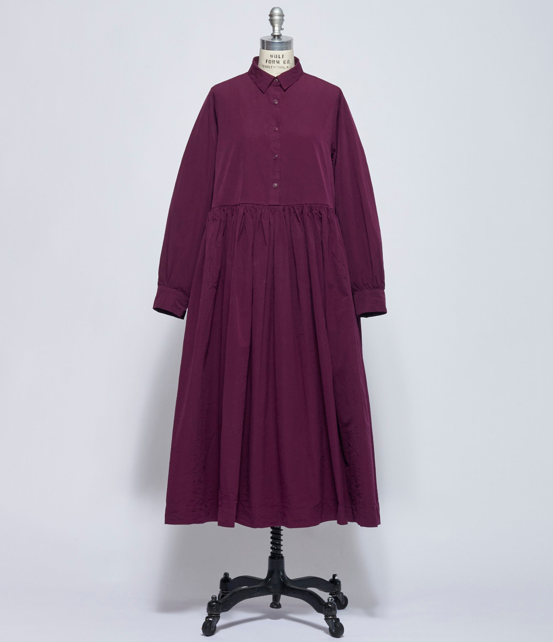 Casey Casey Womens Ethal Dress Paper Cotton Blackberry