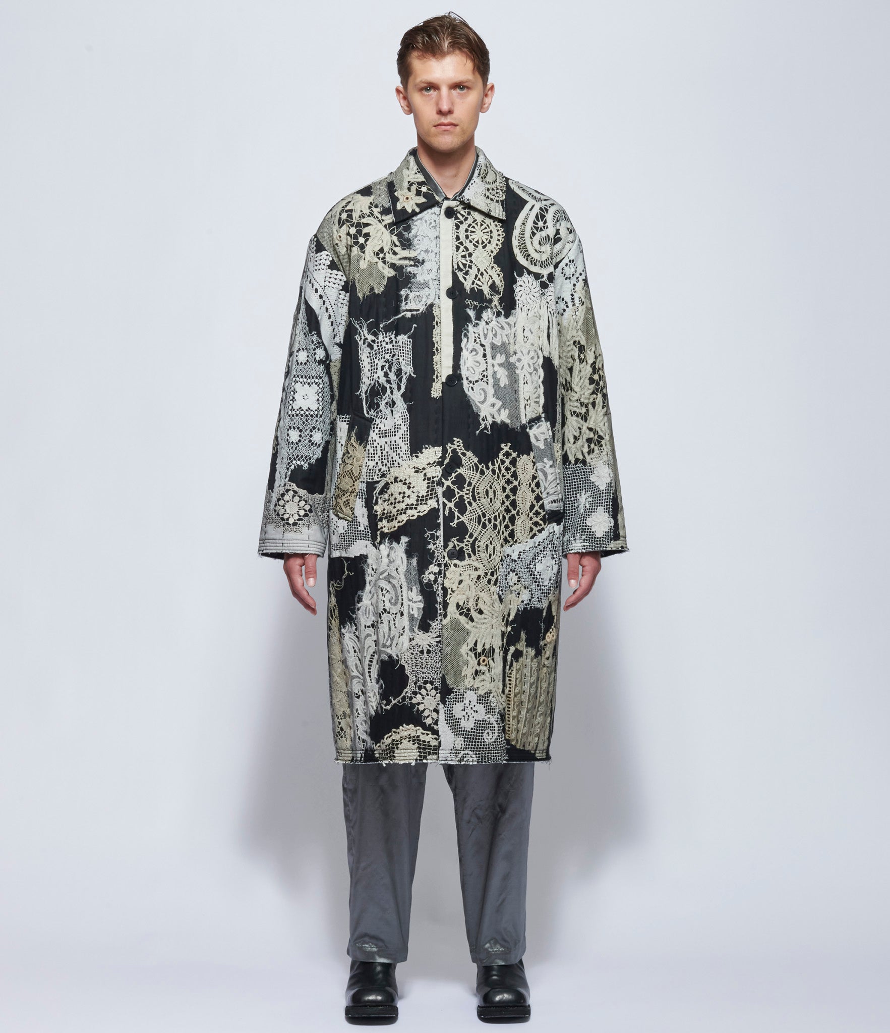Aubero Mens Lace Preservation Coat