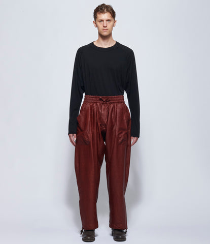 Jan Jan Van Essche Mens Oxblood Trousers #88