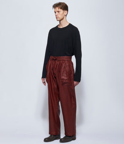 Jan Jan Van Essche Mens Oxblood Trousers #88