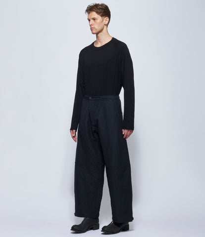 Jan Jan Van Essche Mens Pitch Black Trousers #89