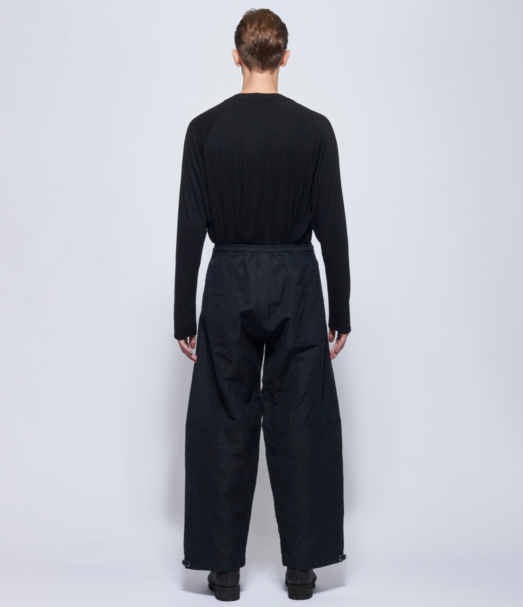 Jan Jan Van Essche Mens Pitch Black Trousers #89