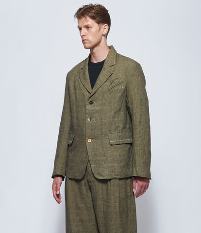 A Tentative Atelier Mens Black & Beige Jenkins R. Blazer