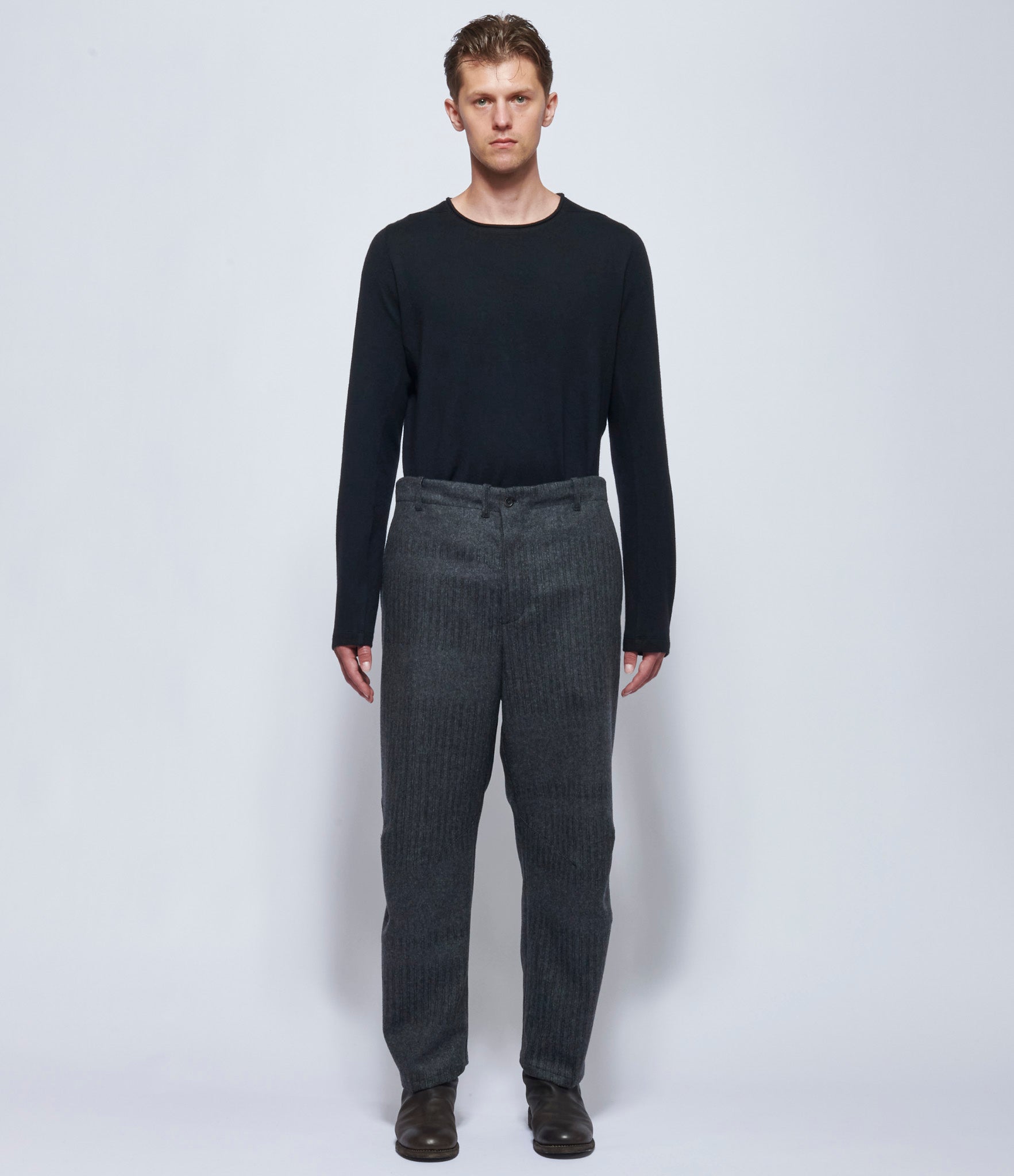 Forme d'Expression Mens Charcoal Arc Pants