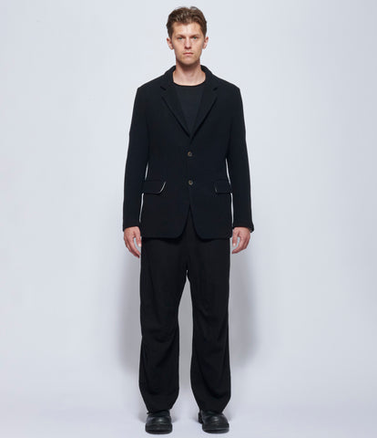 Forme d'Expression Mens Black Half-lined 2B Jacket