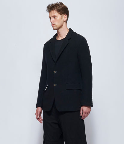 Forme d'Expression Mens Black Half-lined 2B Jacket