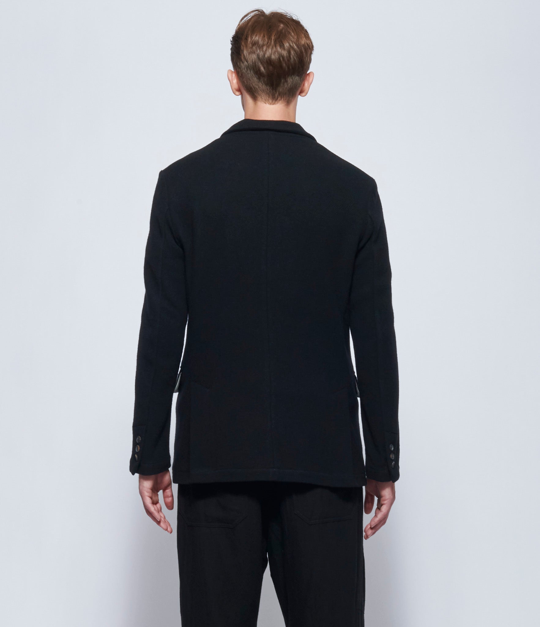Forme d'Expression Mens Black Half-lined 2B Jacket