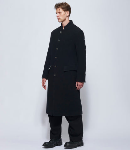 Forme d'Expression Mens Black Clergy Coat