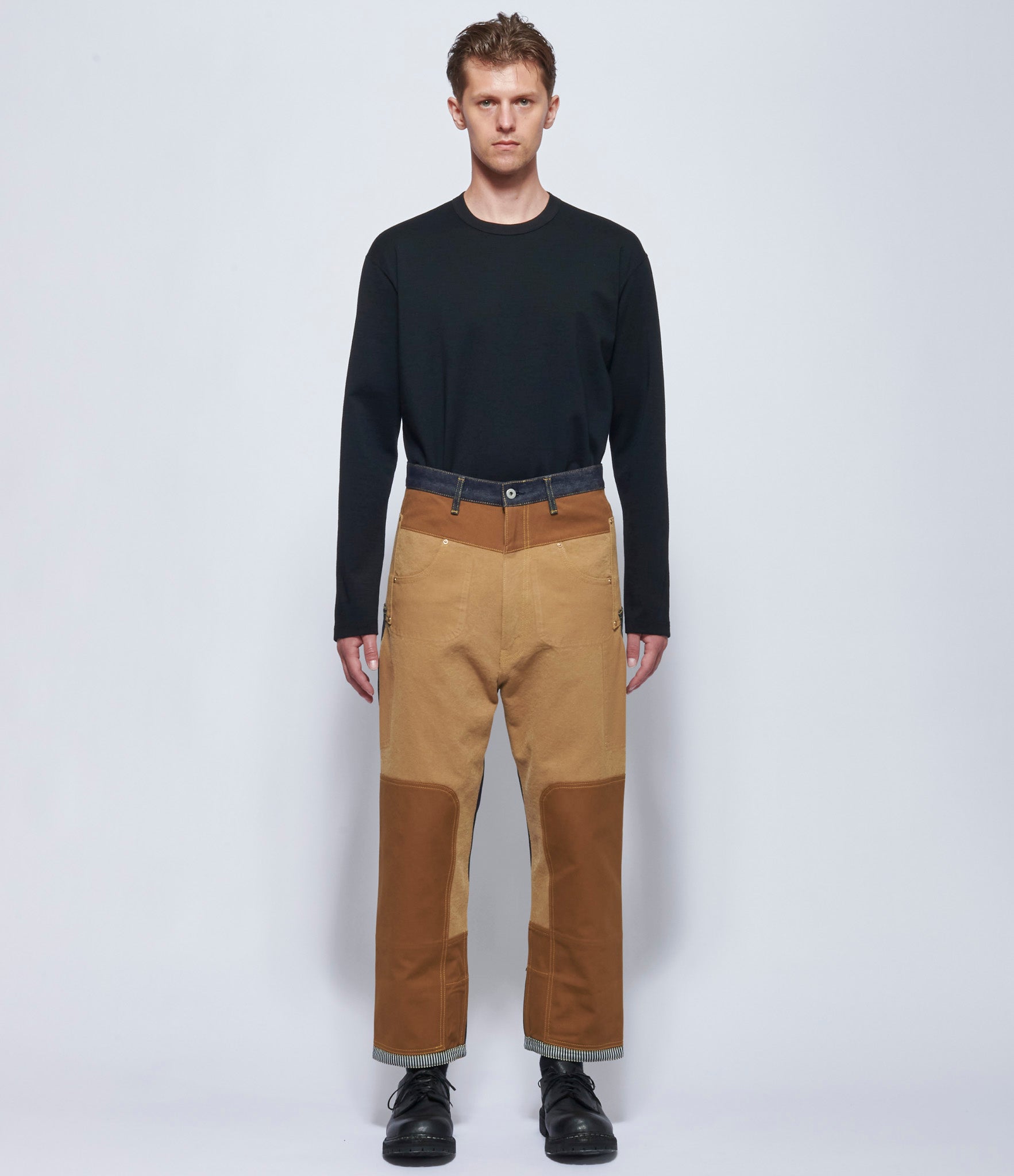 Junya Watanabe Mens Patch Pants