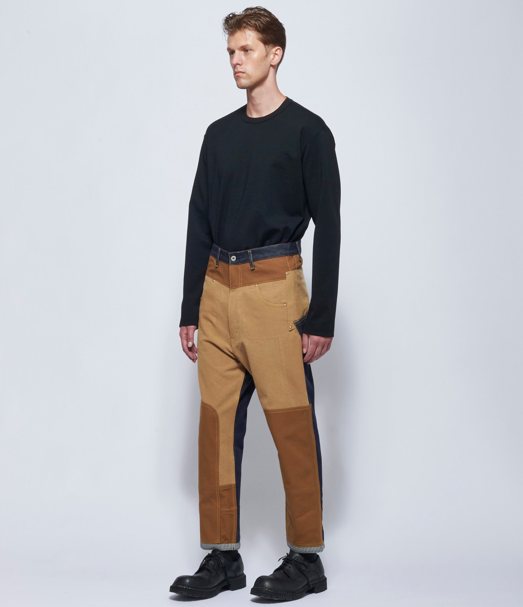 Junya Watanabe Mens Patch Pants