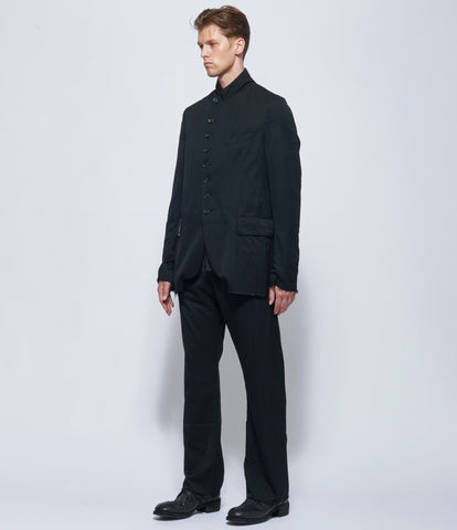 Elena Dawson Men's Black Wool 8X Blazer Peak