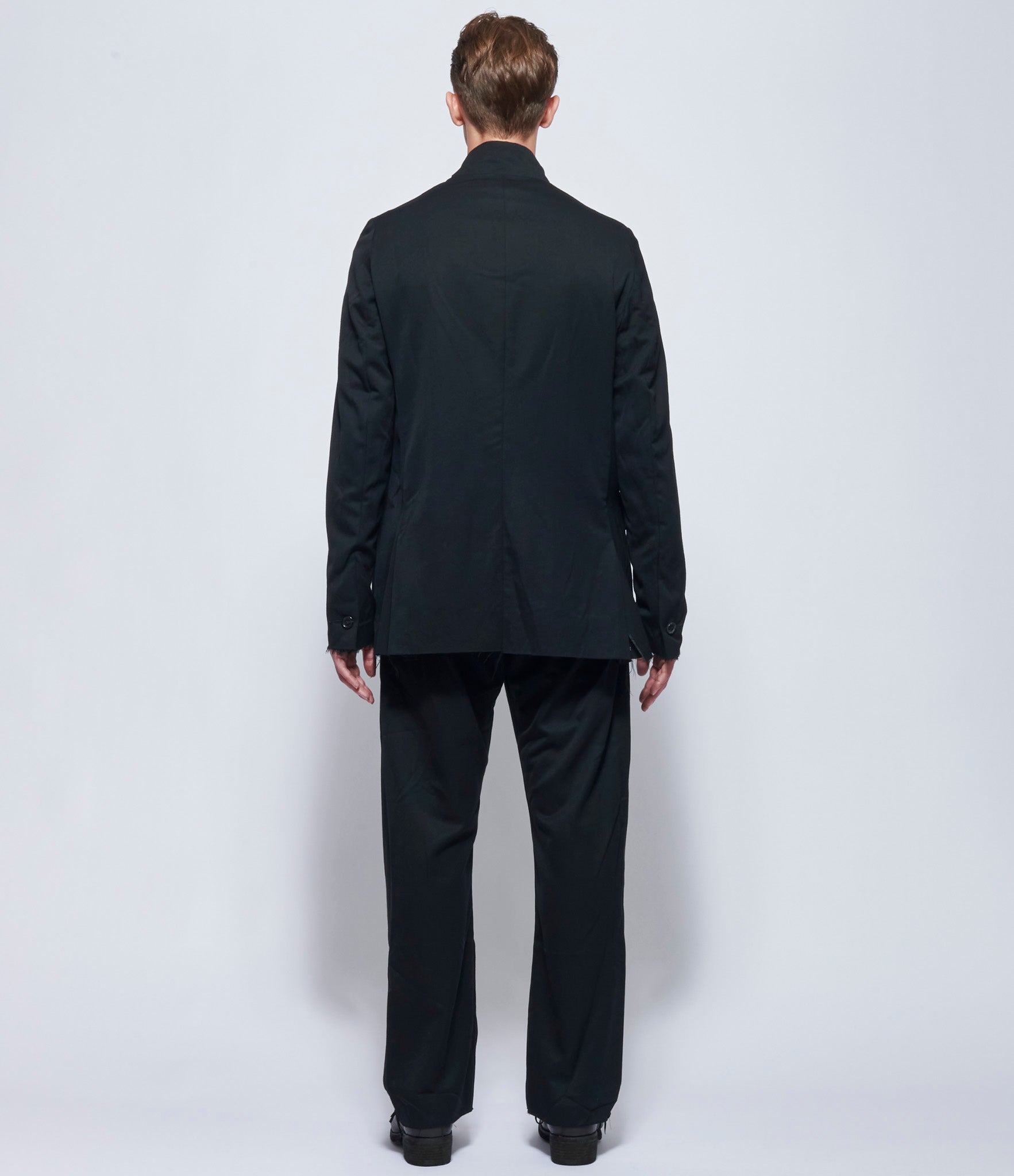 Elena Dawson Men's Black Wool 8X Blazer Peak