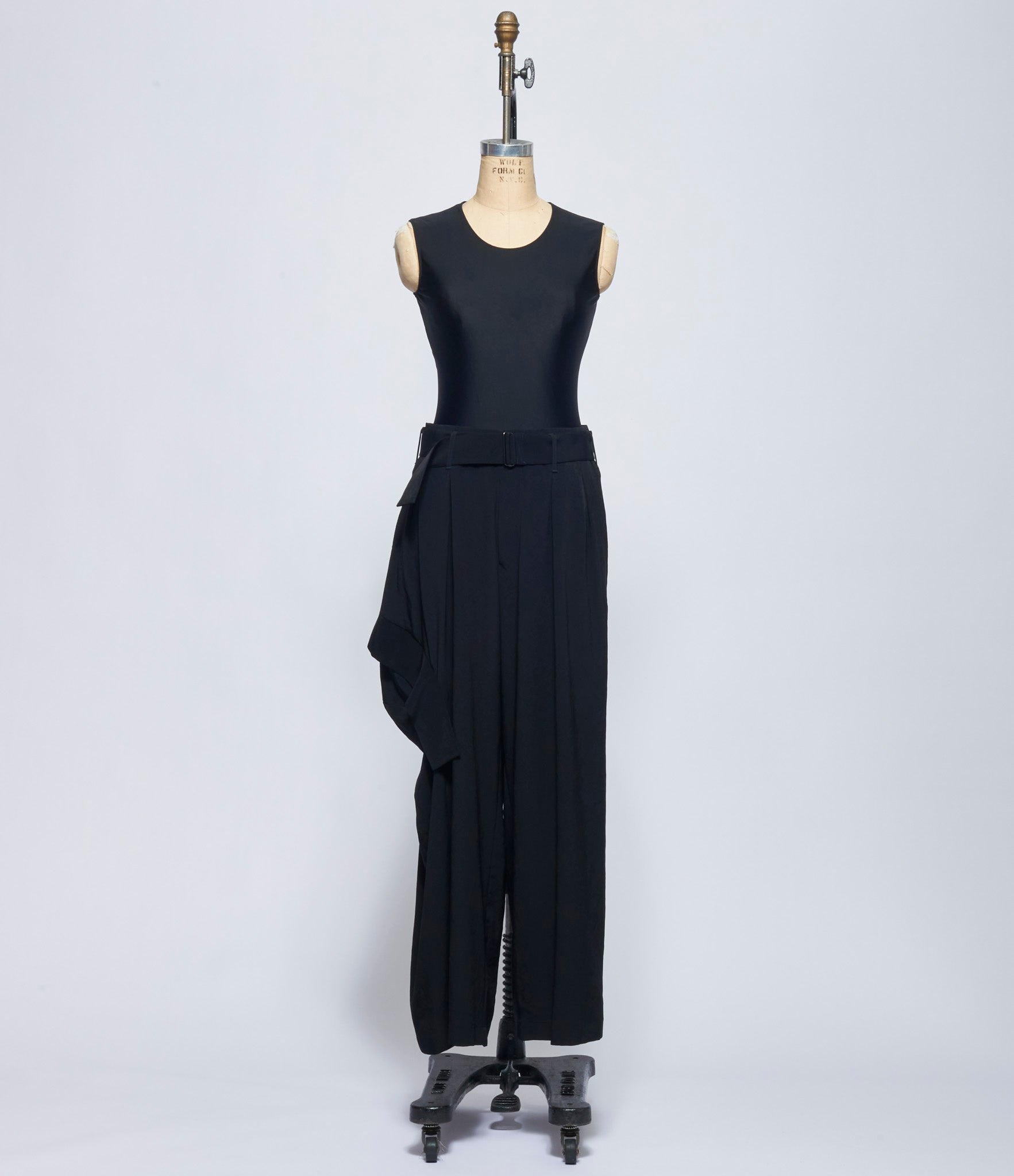 Yohji Yamamoto Womens R Draped Wide Pants