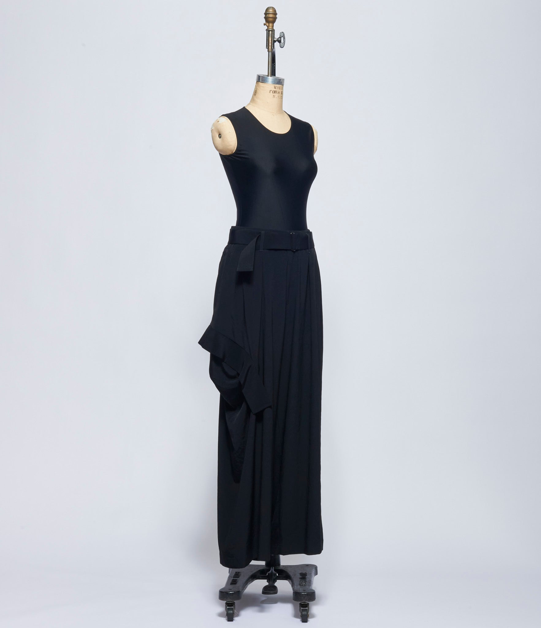 Yohji Yamamoto Womens R Draped Wide Pants