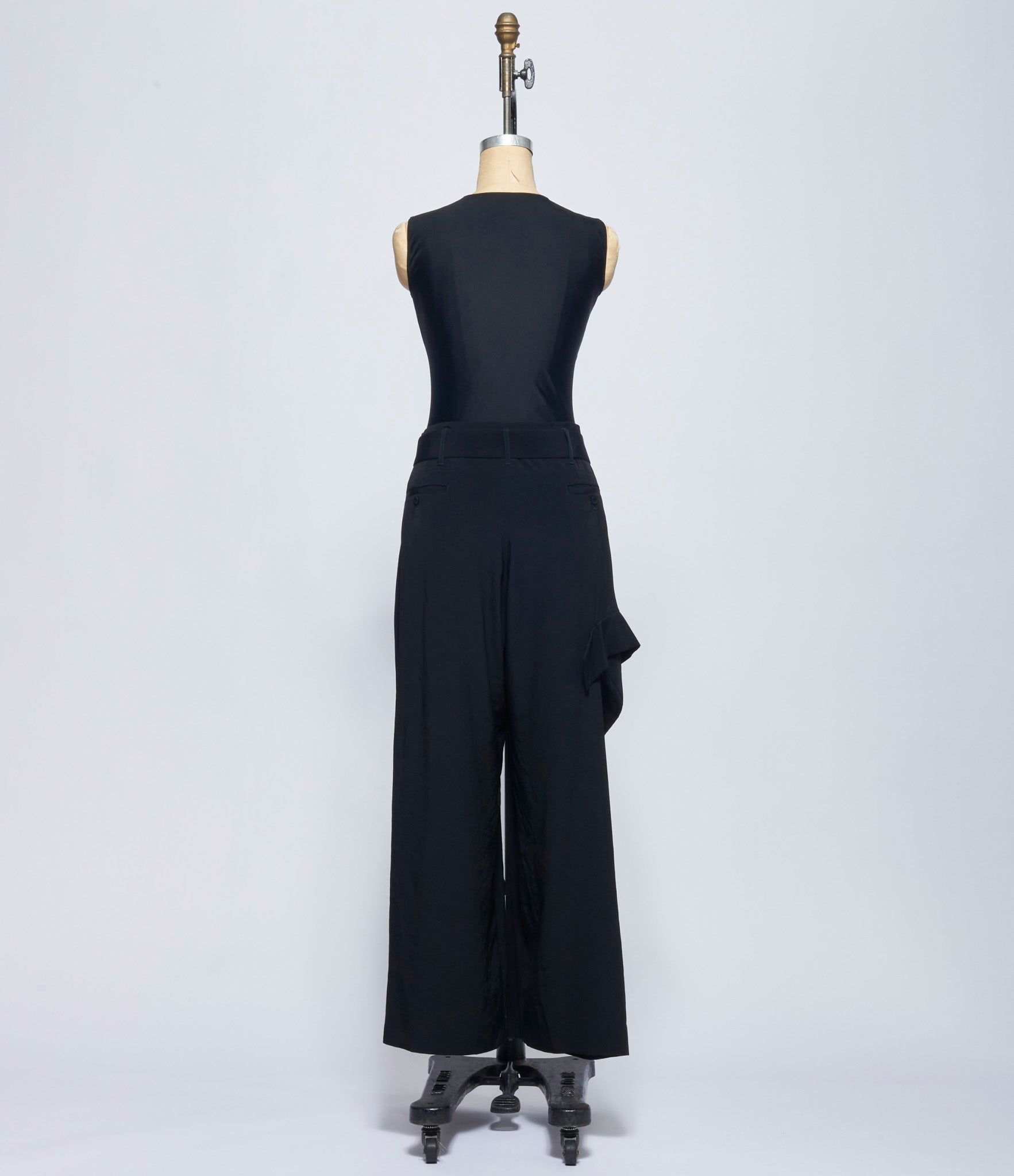 Yohji Yamamoto Womens R Draped Wide Pants