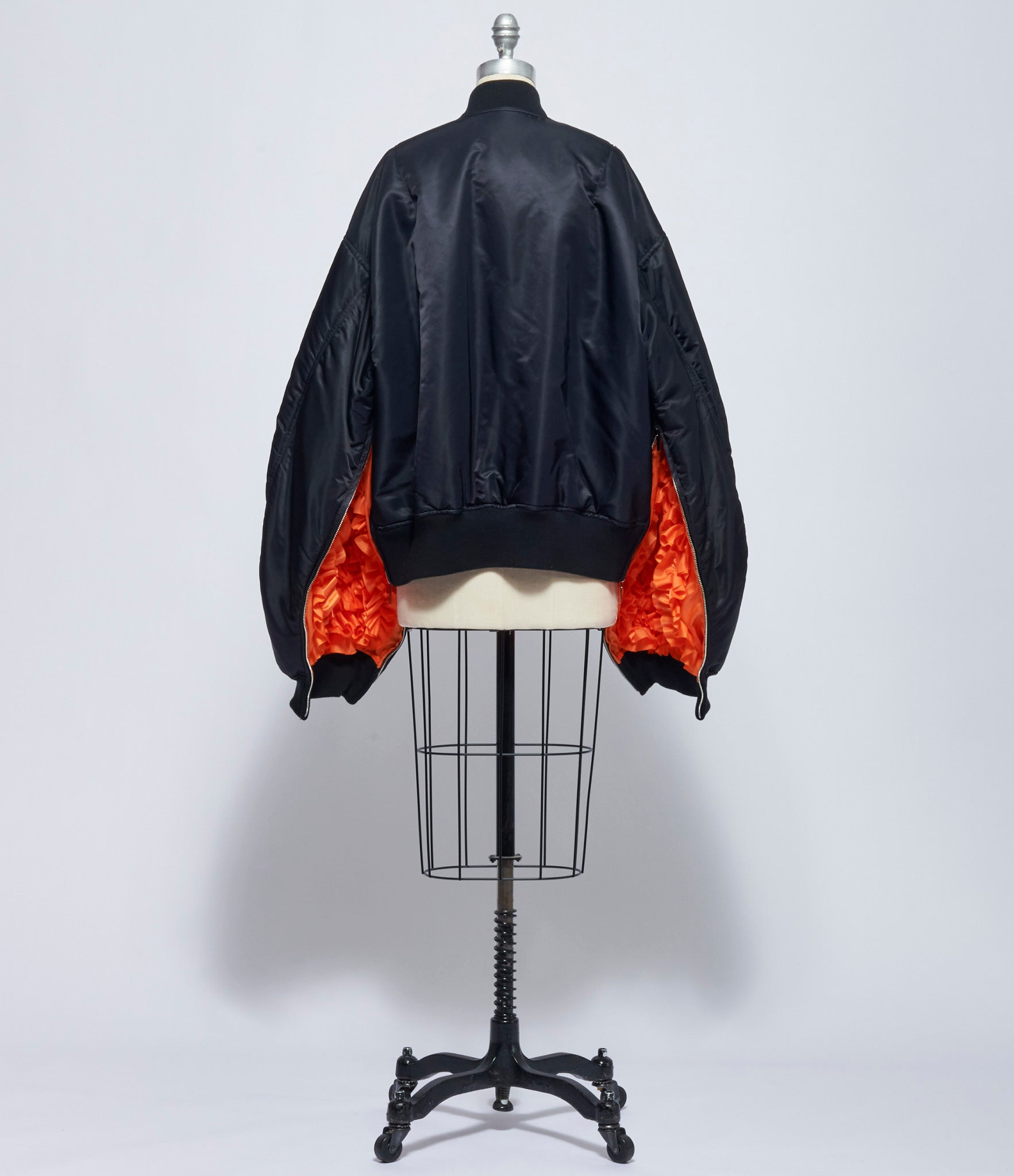 Noir Kei Ninomiya Comme Des Garcons Womens Reversible Bomber Jacket